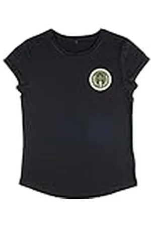 Marvel Dames Loki Badge Rolled Sleeve T-Shirt, , M, , M