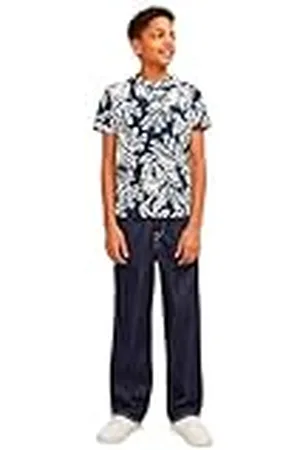 JACK & JONES Jorlafayette AOP Tee Ss Crew Neck Jnr T-shirt voor jongens, , 128