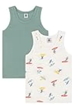 Petit Bateau Tanktops (verpakking van 2 stuks) voor kinderen en jongeren, , 2 anni