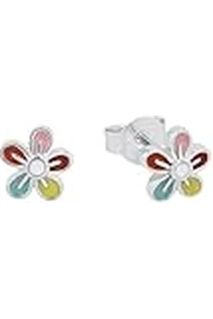 Prinzessin Lillifee Oorknopjes 925 sterling zilveren meisjes kinderoorbellen, 0,6 cm, zilver, bloem, geleverd in sieradengeschenkverpakking, 2034225
