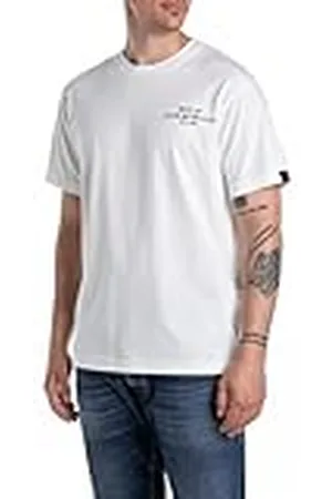 Replay Heren Regular Fit T-shirt van katoen, , XXL