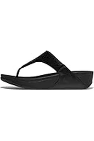FitFlop Dames LULU pailletten teen post sandalen, , 3 UK, , 36 EU