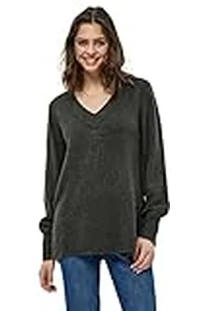 Peppercorn Aliah Pullover, Beluga Green Melange, S, Beluga Groen Melange, S