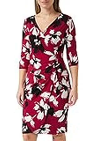 Gina Bacconi Vrouwen Bloemen Wrap Jurk Cocktail, , 48 NL