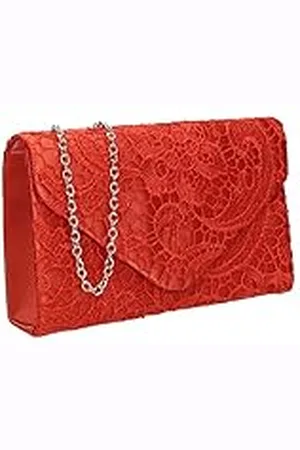 Swankyswans Rachel Womens Lace Detail Party Prom Bruiloft Avond Clutch Bag Portemonnee