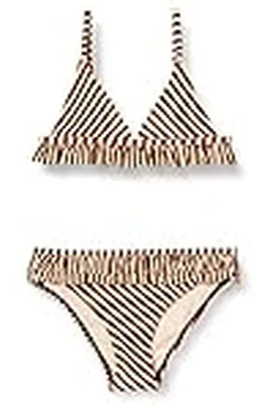 Scotch&Soda Bikini met gestreepte ruches voor meisjes, , 116 cm
