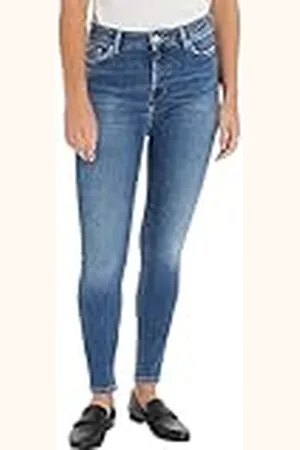 Tommy Hilfiger Vrouwen TH Flex Harlem U Skinny HW Leo Denim broek, 33W / 32L, , 33W / 32L