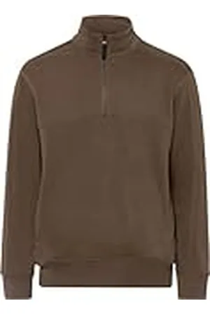 Brax Style Steve Cotton Liquid Interlock Sweattroyer in cleaner look, , XS