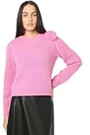 VERO MODA VMADIA LS O-Neck Flower Pullover GA, , S