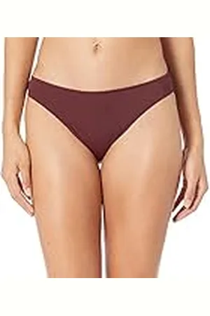 Amazon Dames klassieke bikini badpak bodem, diepbruin, X-Large