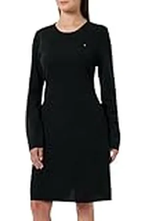 Tommy Hilfiger Dames Zachte Wol Uitlopende C-NK SWT Jurk WW0WW44162 Trui Jurk, Zwart, M, , M