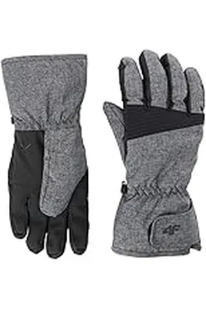 4F SKI handschoenen REM001 jeans, grijs melange, XL voor heren, , XL