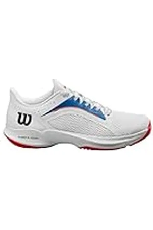 Wilson Heren Hurakn 2.0 tennisschoen, wit/Deja Vu blauw rood, 44 UK, Wit Deja Vu Blauw Rood, 9 UK