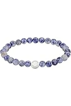 liebeskind Damen Beads Armband aus Blue Sky Jasper LJ-0875-B-17