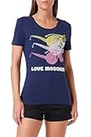 Moschino Dames Tight-fit Short-Sleeved T-Shirt, , 42, , 42