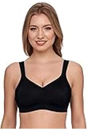 Susa Minimizer Beha voor dames, zonder beugel, London I damesbeha met minimizer snit, verkleint de borsten optisch I voorgevormde cups, brede bandjes, , 100C