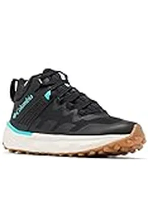 Columbia Facet 75 Mid Outdry Wandelschoenen voor dames, 1, Black Bright Aqua 2023, 43 EU