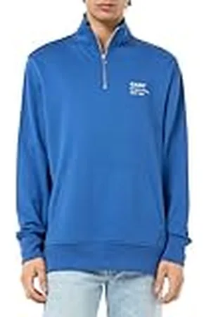 GANT Script Graphic Half Zip Sweat, , XXL