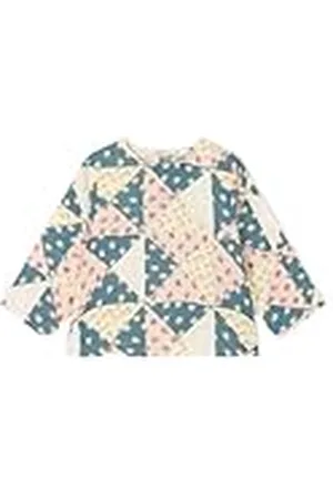 Petit Bateau Baby-meisjes blouse met lange mouwen, , 6 Maanden