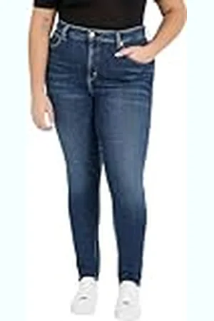 Calvin Klein Jeans Skinny Plus broek met hoge taille voor dames, , 44W