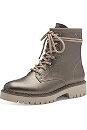 QS by s.Oliver Veterlaarzen voor dames, zonder hak, comfortabel, veganistisch, , 41 EU