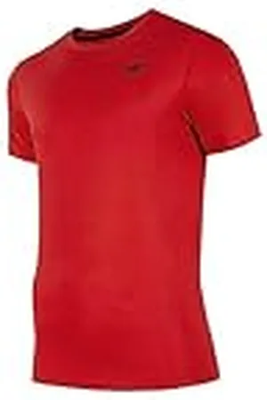 4F Heren Functioneel T-shirt TSMF351 T-shirt FNK, rood, S voor heren, , S