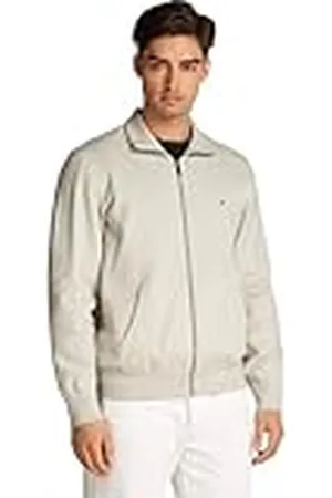 Tommy Hilfiger Heren ESSENTIAL FLEECE ZT STAND COLLAR MW0MW38083 Zip Through Sweatshirt, bruin, M, , M