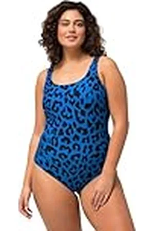 Ulla Popken Alice, Softliner, Dg, Leo badpak voor dames, , 62-64