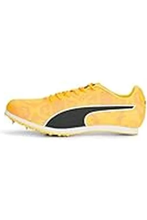 PUMA Heren Evospeed Star 8 Track and Field Schoen, Sun Stream Sunset Glow Zwart, 44.5 EU