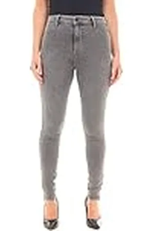 M17 Vrouwen Dames Hoge Taille Denim Jeans Skinny Fit Casual Katoenen Broek Met Zakken, , 44 NL