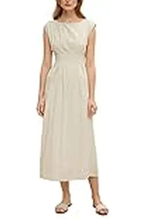 Comma, Dames korte jurk, 0810 beige, 40