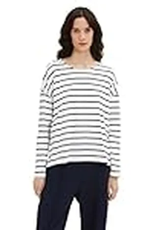TOM TAILOR Dames T-shirt met lange mouwen 1037012, , XL