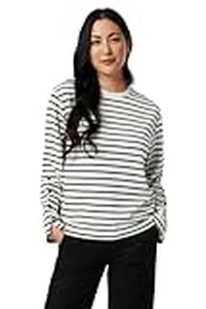 Mavi Gestreepte blouse met lange mouwen, zwart gestreept