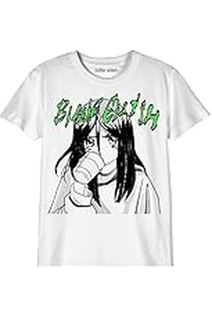 Cotton Division Billie EILISH "N/C" uniseks kinder-T-shirt, referentie: BOBILLITS001, , maat 6 jaar, , 6 Jaren