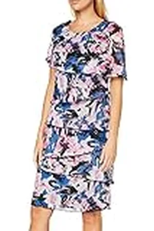 Gina Bacconi Fiorela cocktailjurk voor dames, Roze/Zwart, 38