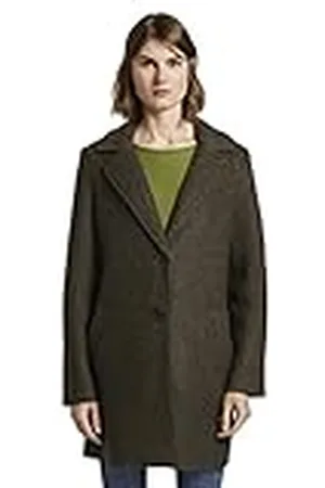 TOM TAILOR Dames Losse bouclé-jas 1020592, , L