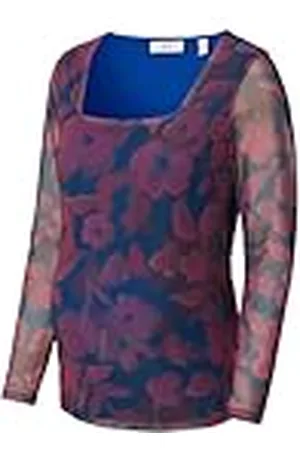ESPRIT T-shirt met lange mouwen, allover print, , XXL