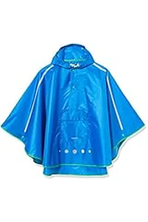 Playshoes Uniseks regenponcho voor kinderen, opvouwbare regenjas, , S