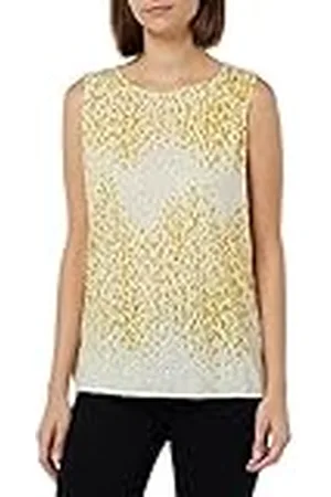 Taifun Dames 371349-16215 Top, Light Cream met patroon, 38, , 38