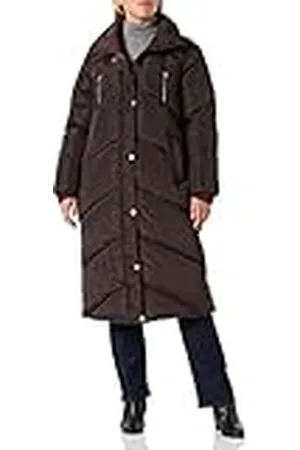 Kaffe Damesjas, gevoerde jas, puffer, longline zonder capuchon, dames, , 40
