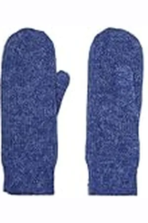 VERO MODA VMGILA Rib Mittens NOOS wanten, Surf The Web, Detail: Black Melange, One Size, , One Size (Fabrikant maat:ONESIZE)