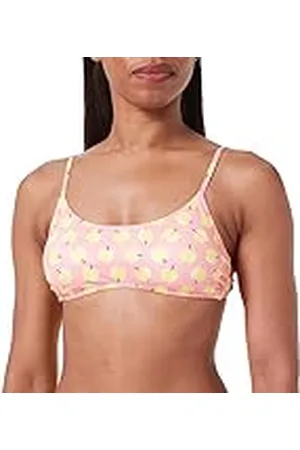 Benetton Gevoerde bh 3LWH5R02X bovendeel van de bikini, roze met 72P, M dames, , M