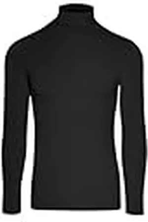 Trigema Dames rolkraagshirt van elastische viscose, zwart, M