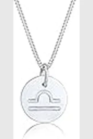 Elli Dames echt sieraad halsketting zilveren ketting ketting met hanger ster ster sterrenbeeld astro trend Swarovski kristallen sterling 925 45 cm lengte, Balance, Sterling , Geen