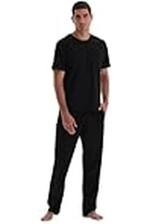 Dagi Heren Regular Gebreide Single Bottom met Band Taille Detail Pyjama, , S