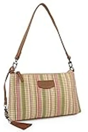 Lois Handtas Dames - Stijlvolle Tote Bag, Elegante Handtassen Dames, Bag & Shopper Collectie, Groen-Roze