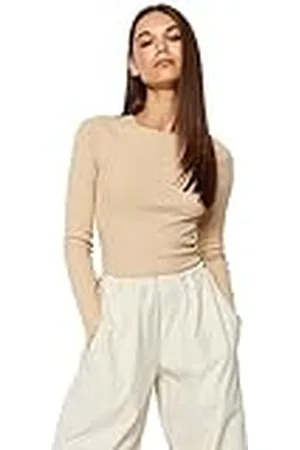 Trendyol Damesblouse met rechte lange mouwen, slank, , XS