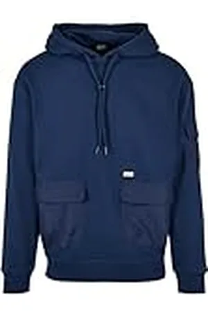 Urban classics Herentrui met capuchon, Commuter Hoody met opgestikte zakken, sweater met capuchon voor mannen, in 2 kleuren, maten S - XXL, , L
