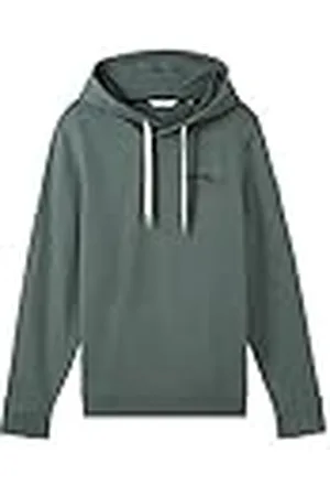 TOM TAILOR TOM KLEERMAKER herensweater-hoodie met logoprint