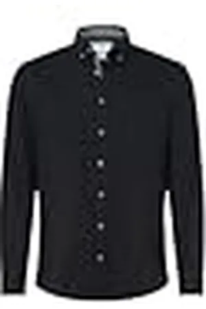 Brax Daniel C Light Slim herenhemd in fijn flanel overhemd met button-down-kraag, , S